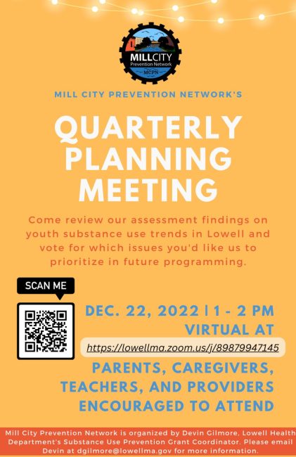 MCPN Quarterly Meeting Flyer